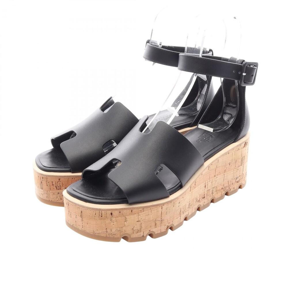 Hermes Luce Wedge Sole Sandals Shoes #355612H11B